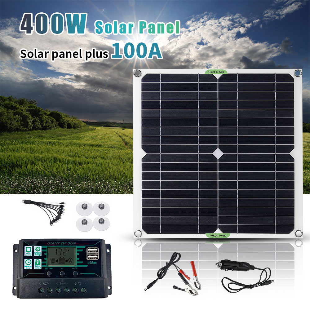 Rv Solar Kit 400W - Przenośny zestaw paneli słonecznych 400W z