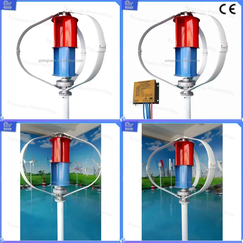 Wind Solar Hybrid Kit - Zestaw turbiny wiatrowej o pionowej osi