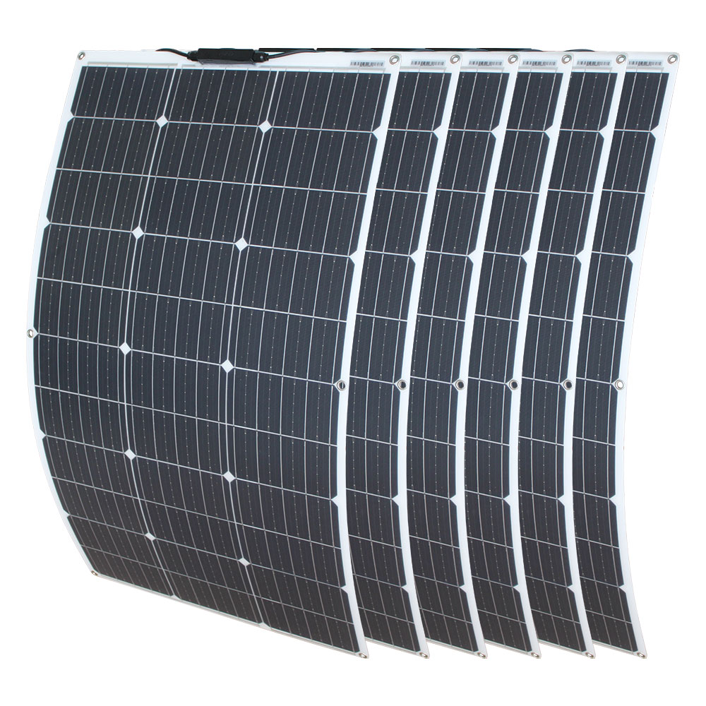 Rv Solar Kit 400W - Elastyczny panel słoneczny 18V 100W, zestaw