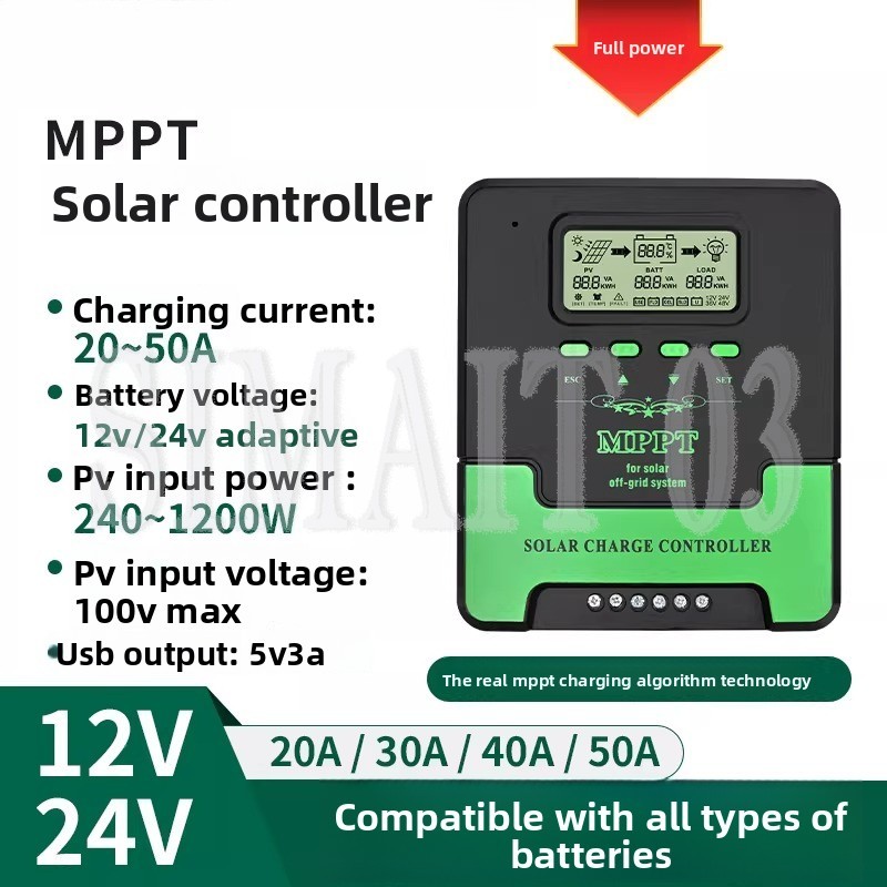 Kontroler ładowania solarnego  – Mppt Charge Controller recenzja i cena