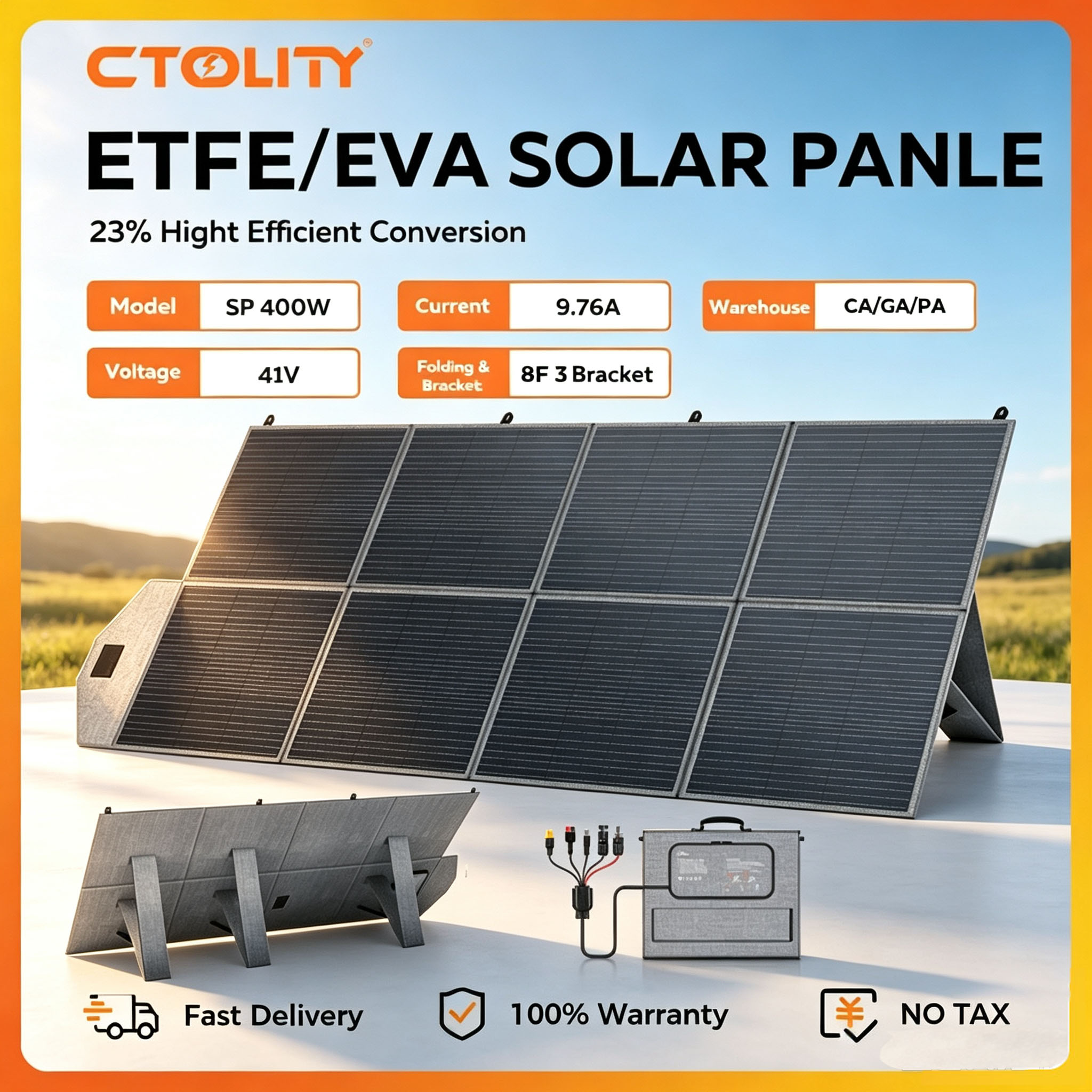 CTOLITY 400W – przenośny zesta – Rv Solar Kit 400W recenzja i cena