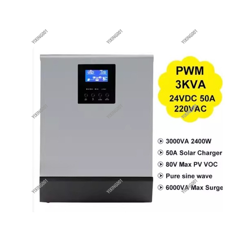 Inwerter solarny 3KVA/2400W 24 – Mppt Charge Controller recenzja i cena