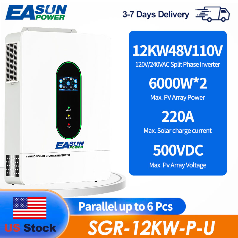 EASUN US 12KW 12000W Dwufazowy – Mppt Charge Controller recenzja i cena