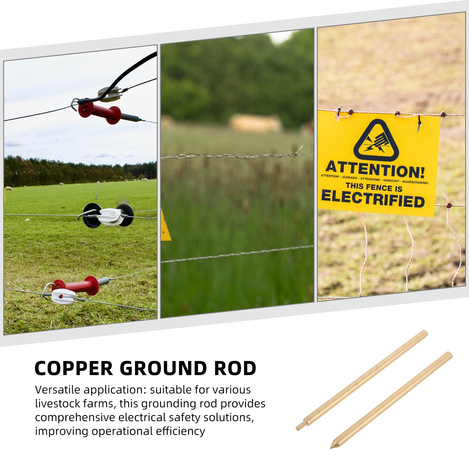 8mmx300mm Mosiężna pręta uziem – Earthing Grounding Rod recenzja i cena
